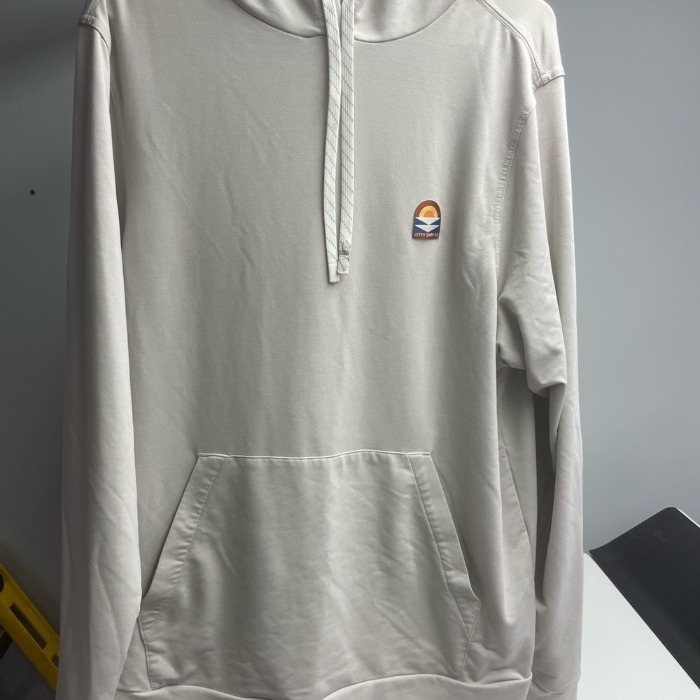 Jetty Surf Co. Beige Hoodie Size Large